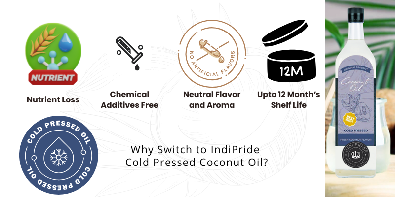 IndiPride Cold Pressed Coconut Oil