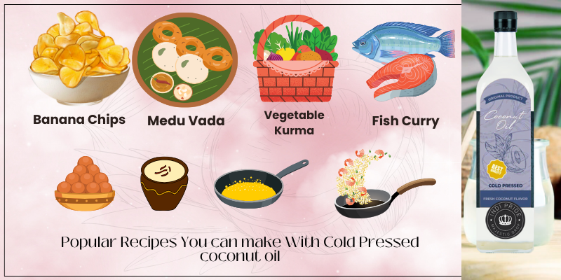 Popular Recipes You can make With Cold Pressed coconut oil_