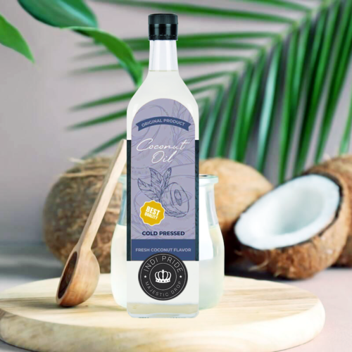 wooden cold pressed coconut oil