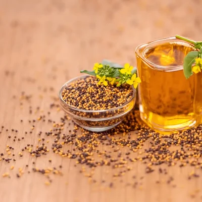cold pressed mustard oil on glass cold pressed mustard oil on glass