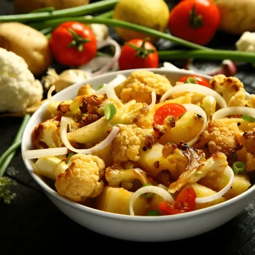 potato and califlower stir fry potato and califlower stir fry